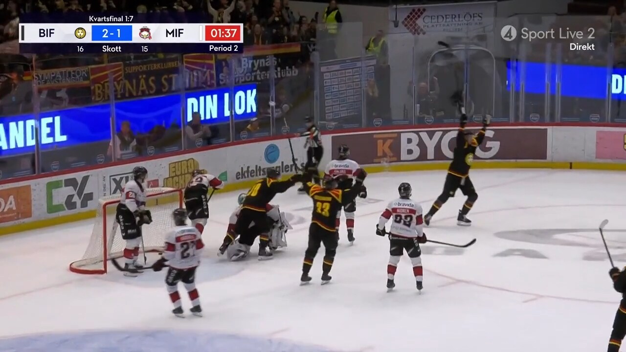 Drömstart för Brynäs mot Malmö – vann med 5-1 i första kvarten