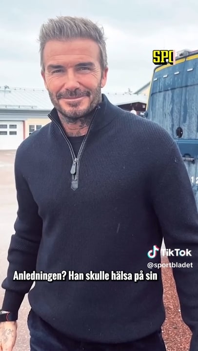 Här dyker David Beckham upp i Värmland