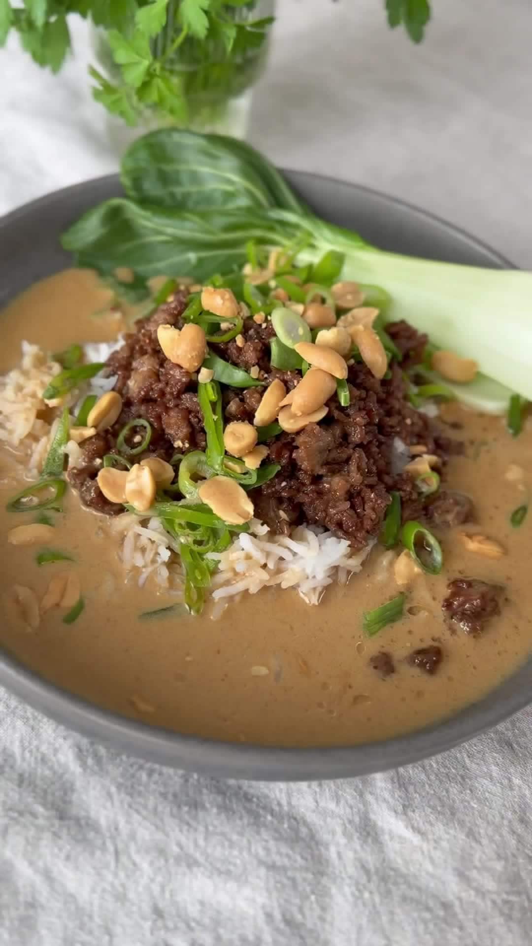 Snabb creamy miso bowl