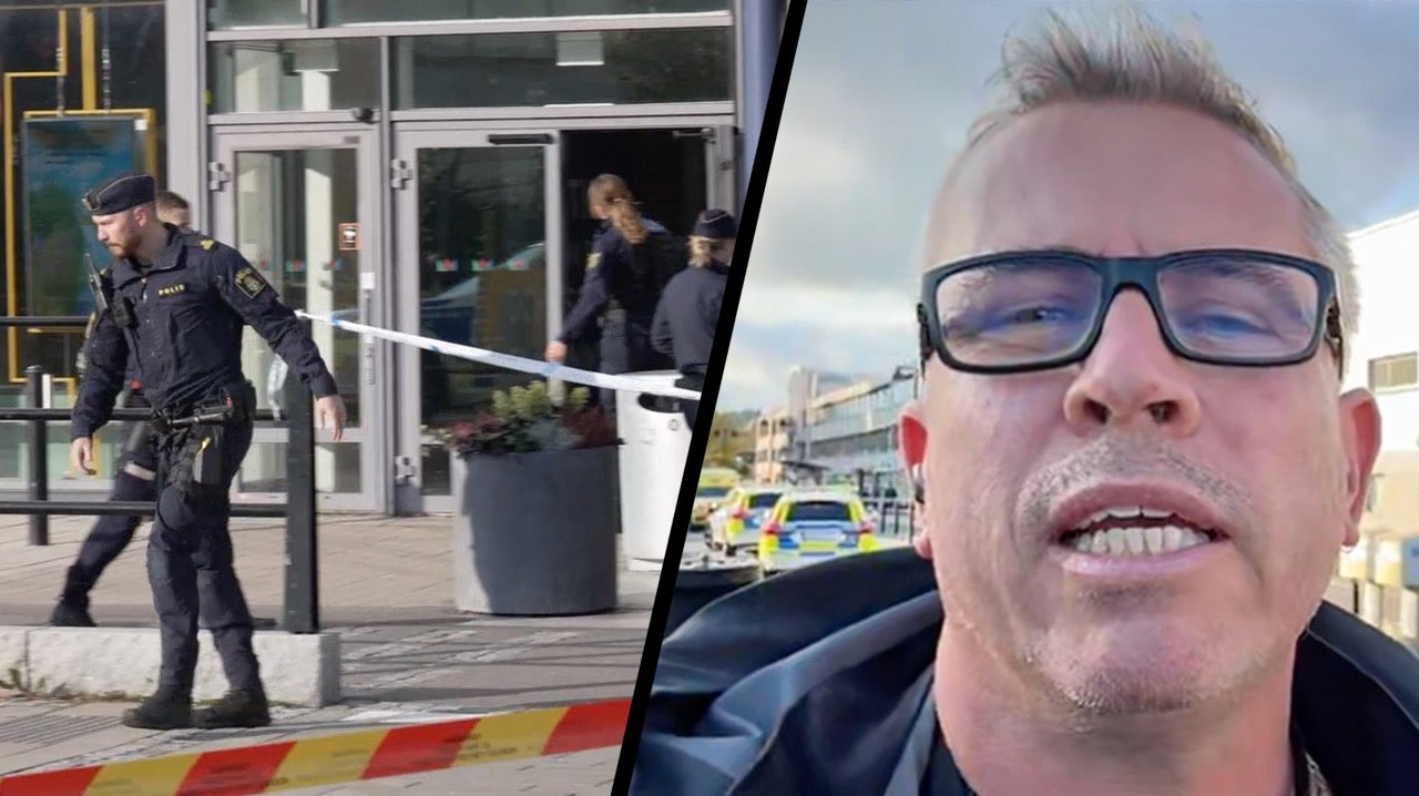 Skottlossning i köpcenter – en person skjuten