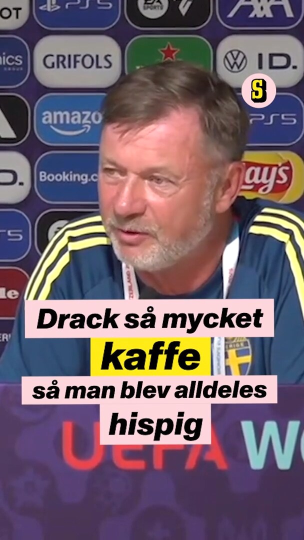 Kan inte dricka kaffe: ”Helt hispig”