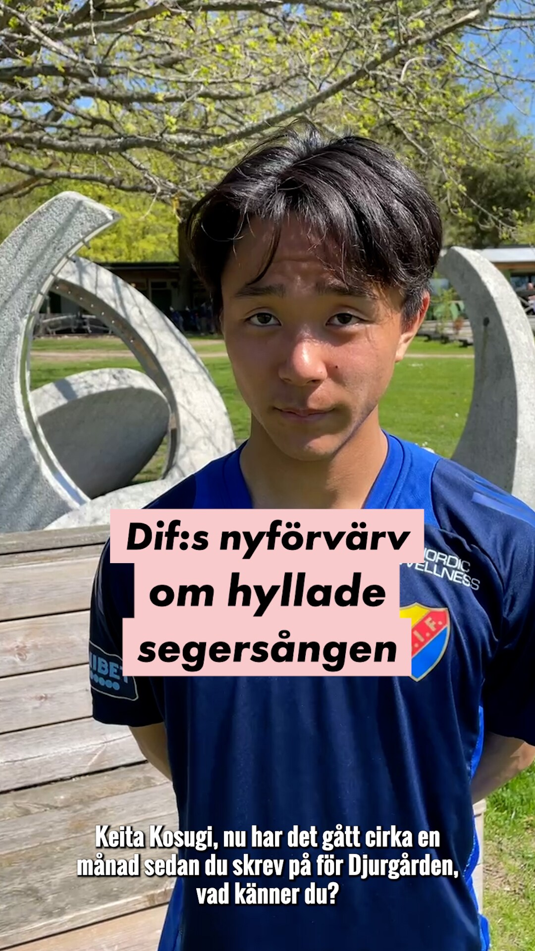 Keita Kosugi om första tiden i Djurgården