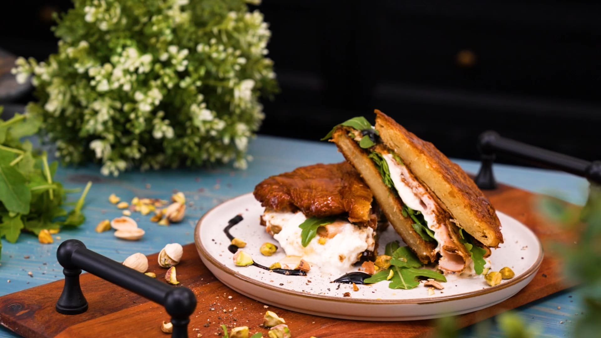 Croissantmacka med fyllning