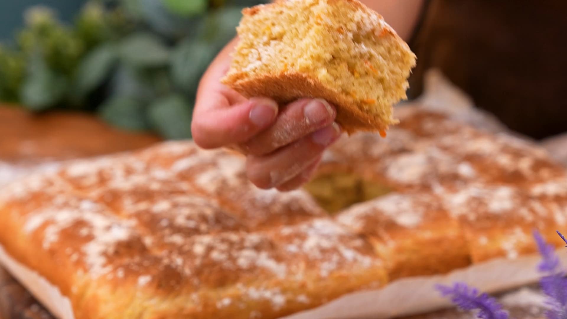 Morotsbröd i långpanna