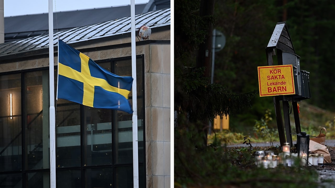 Flaggan på halv stång i Luleå: ”Väldigt sorgligt”