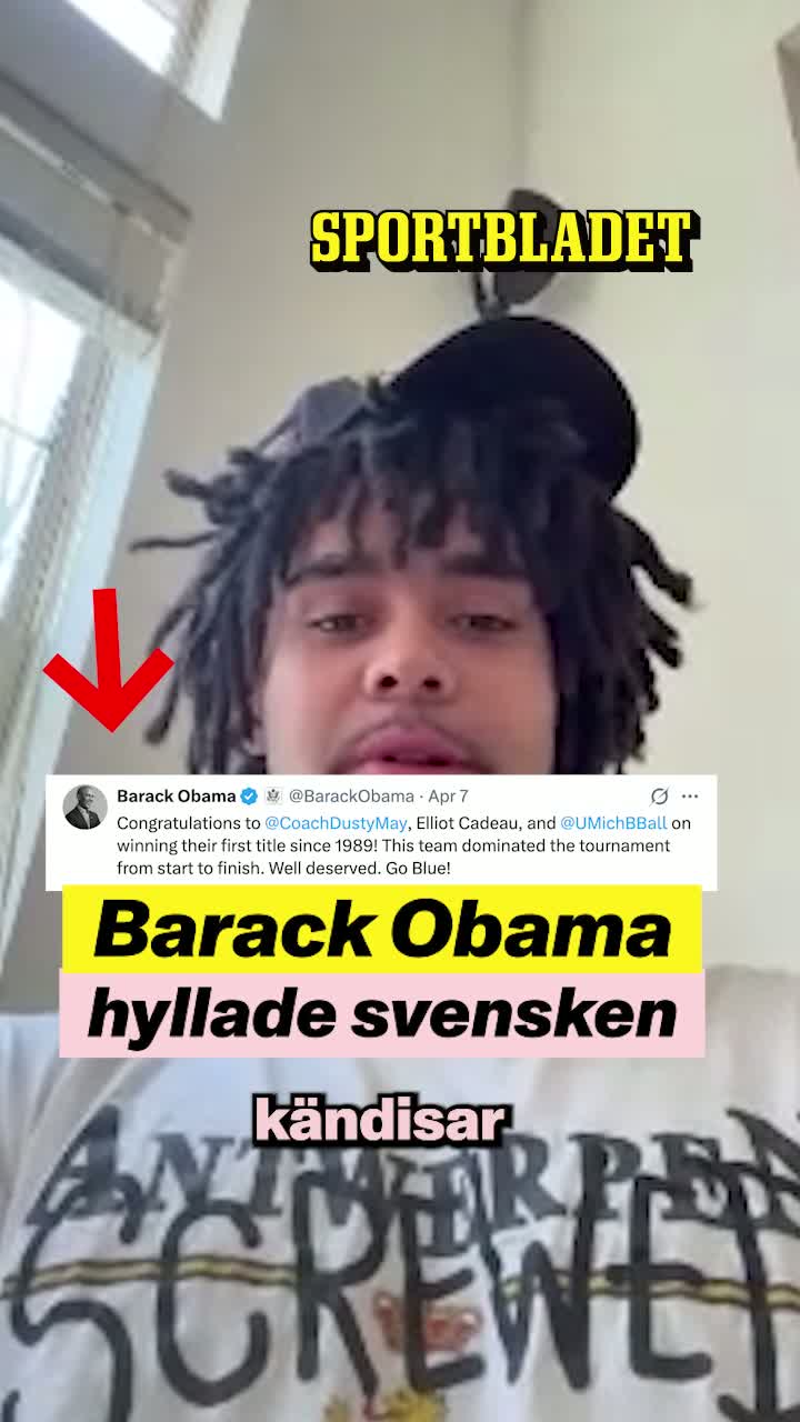 Hyllades av Obama: ”Så stolt”