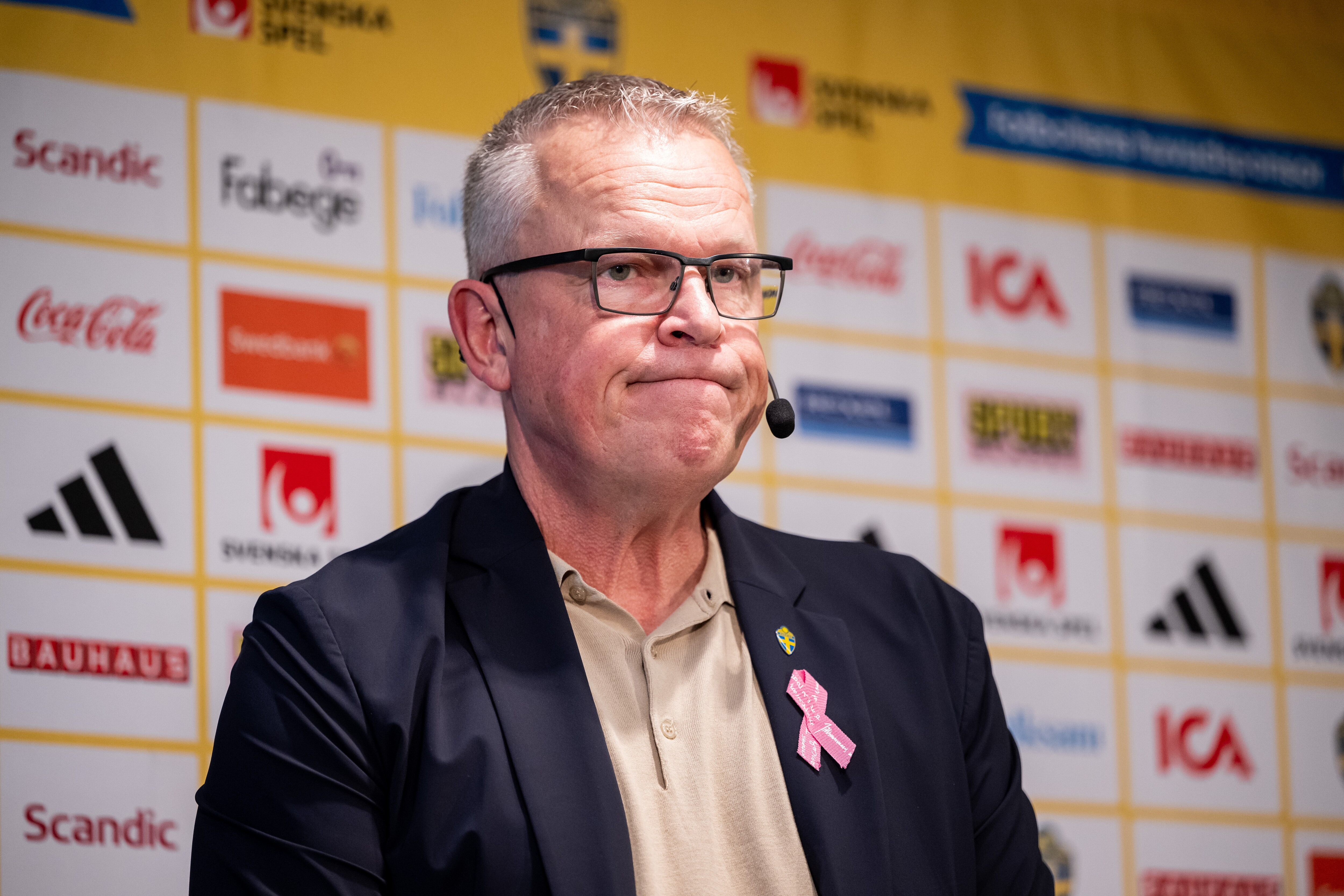 REPRIS: Presskonferens med Janne inför landskampen mot Moldavien