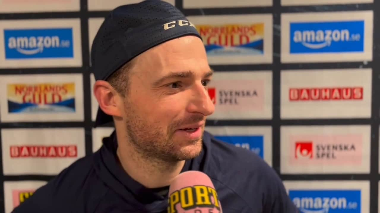 Hör tvåmålsskytten Broc Little efter segern mot HV71