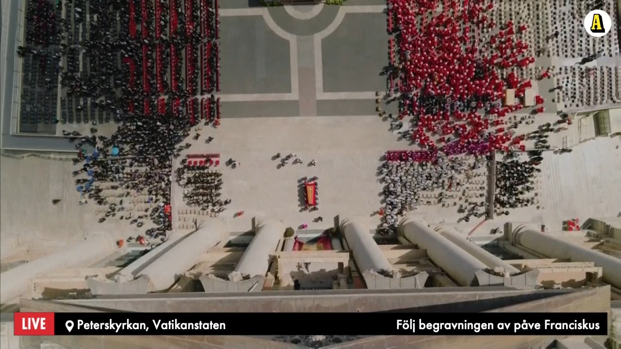 Världen tar farväl av påven Franciskus