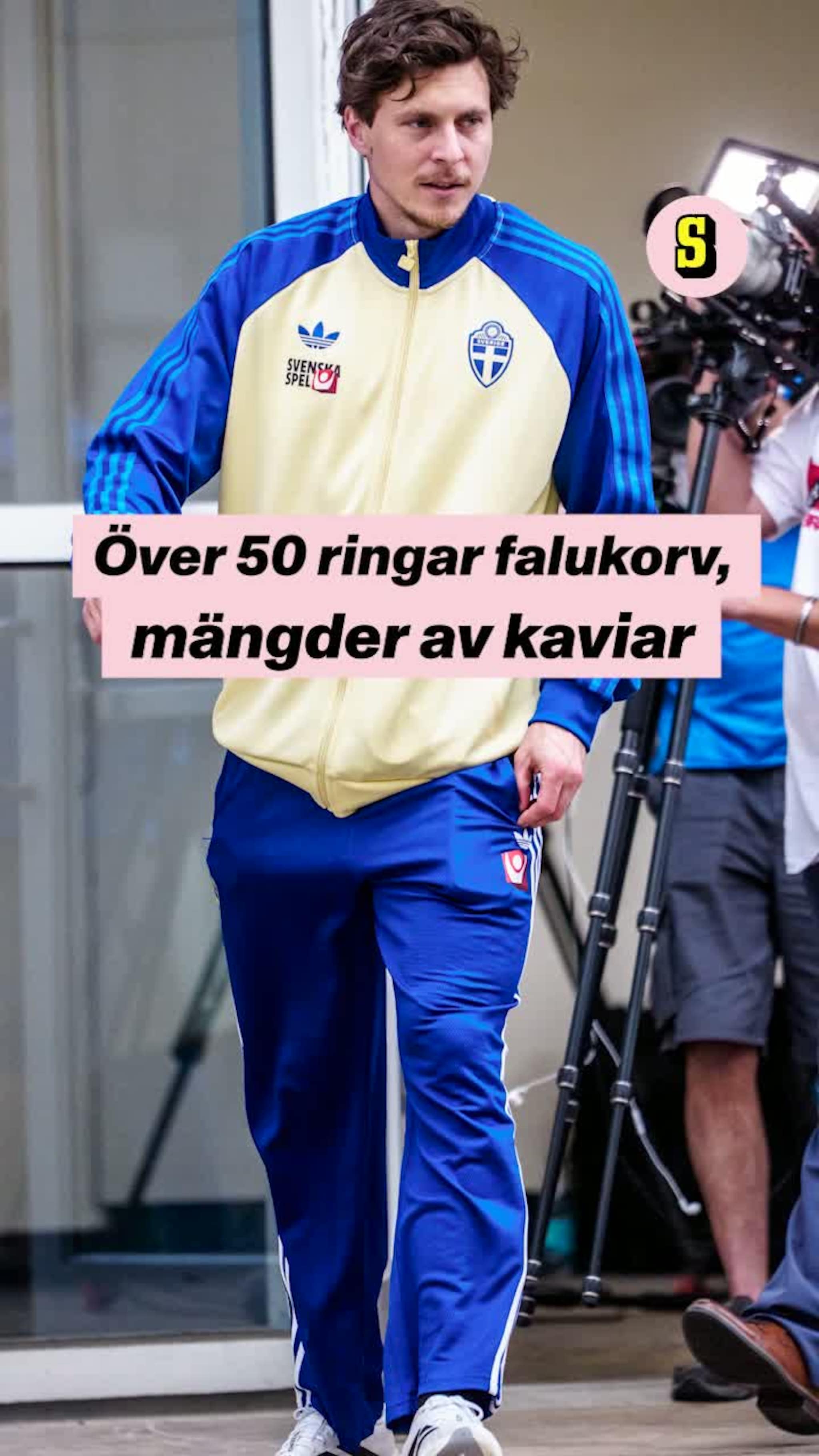Landslagets inköpslista: 25 kg falukorv och flera kilo choklad