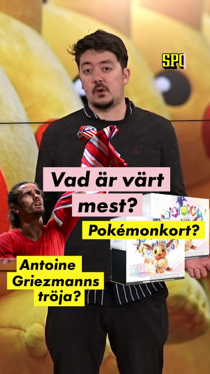 Griezmanns tröja eller Pokémonkort?