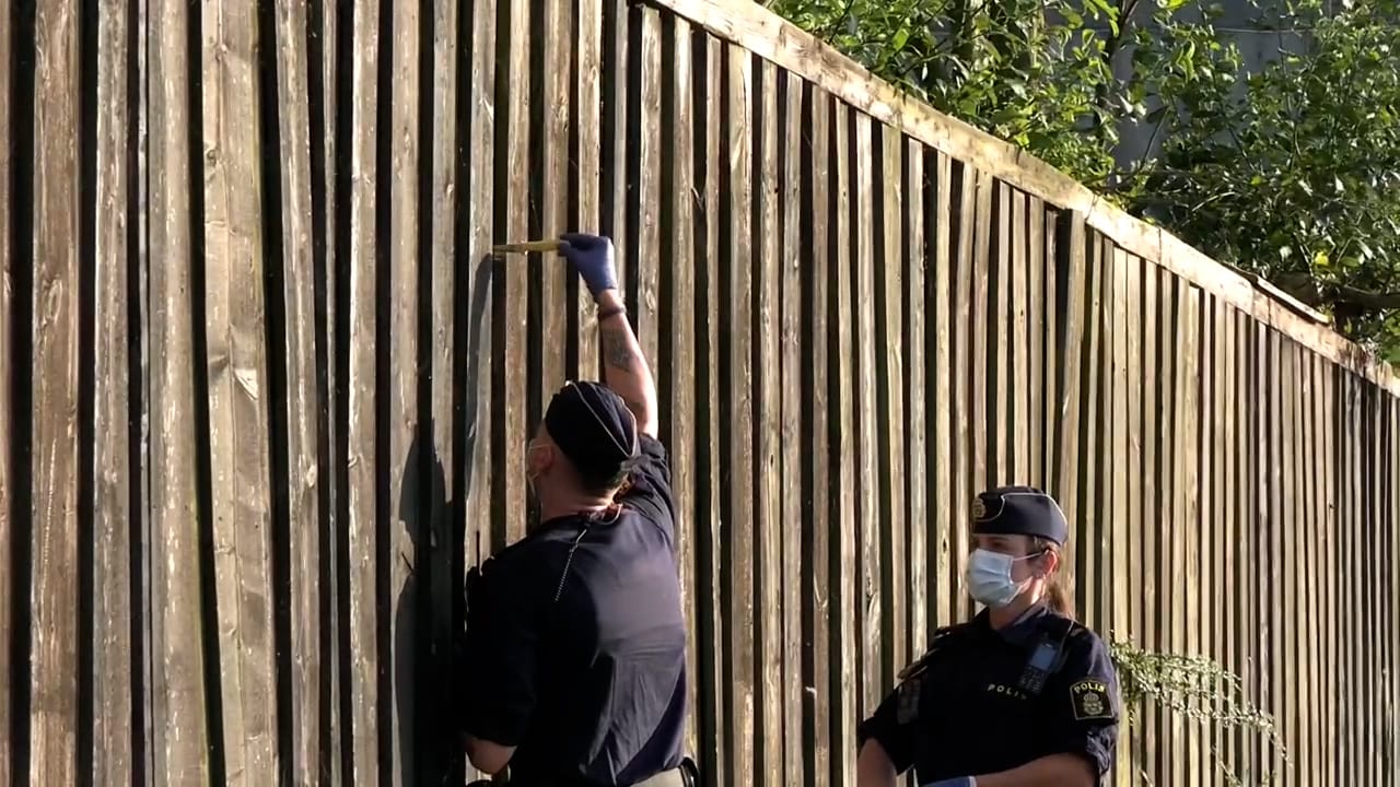 Här gör polisen knivfyndet i Landskrona