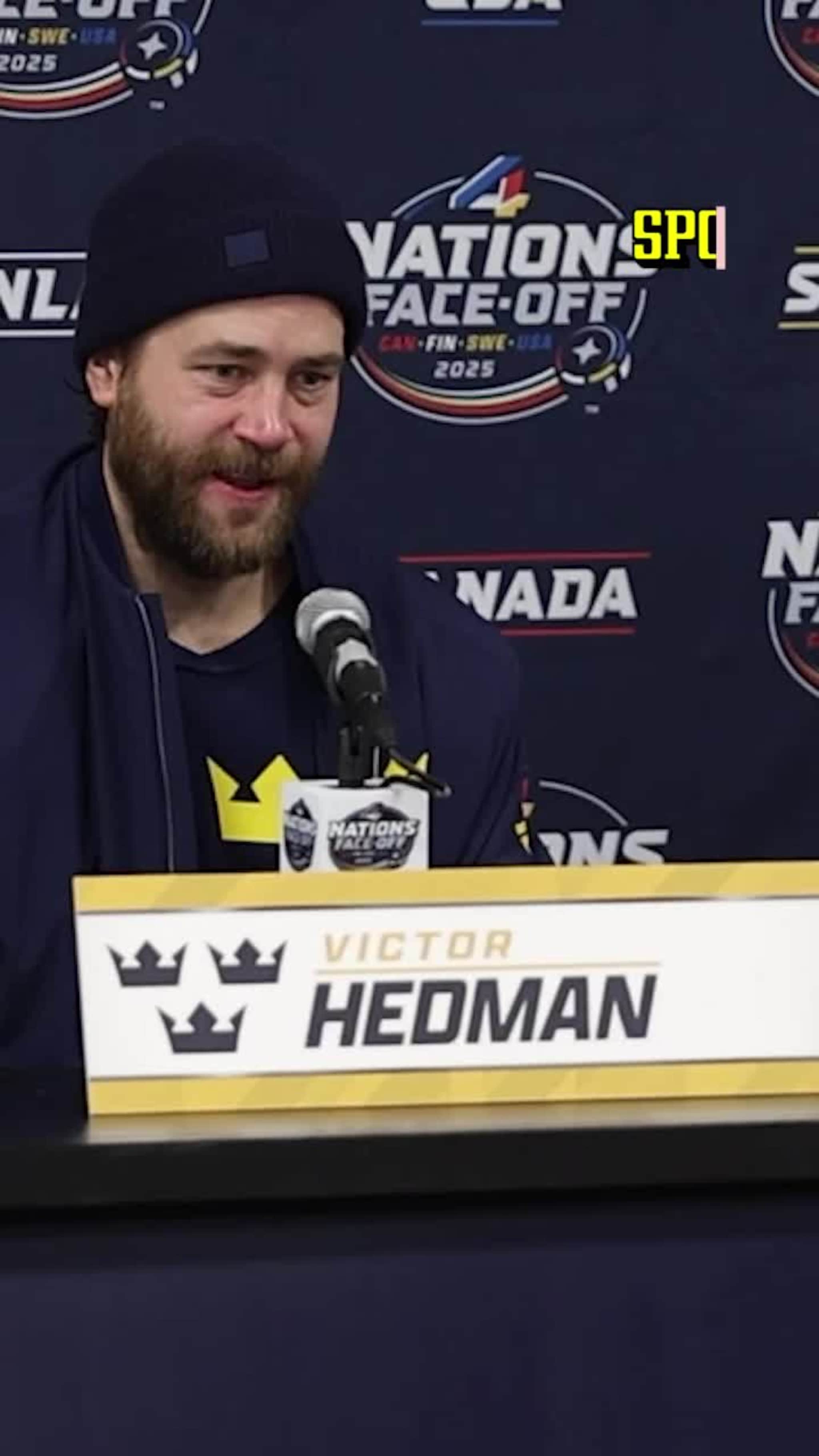 Victor Hedman “De ska inte bära hundhuvudet”