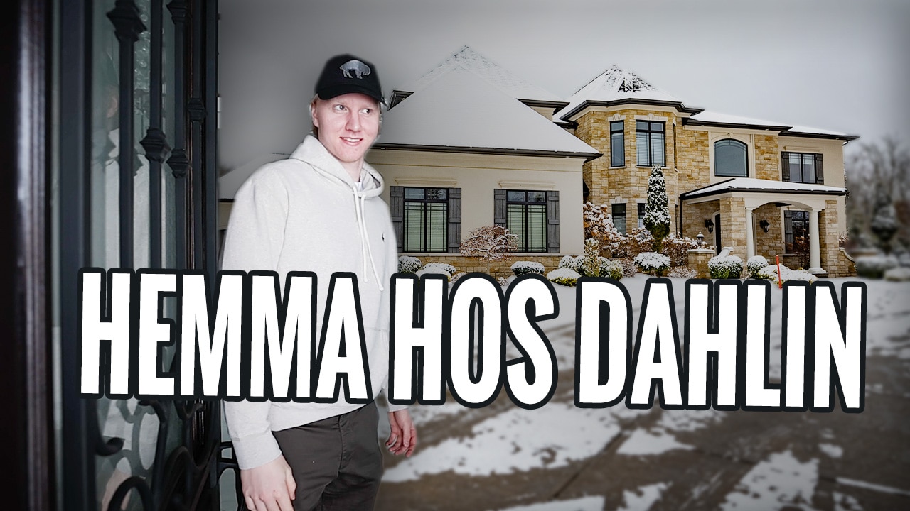 Rasmus Dahlin visar upp 800 kvm stora huset