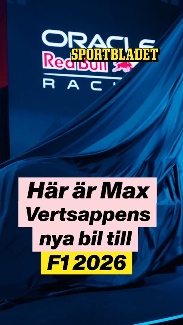 Här är Max Verstappens nya bil för 2026
