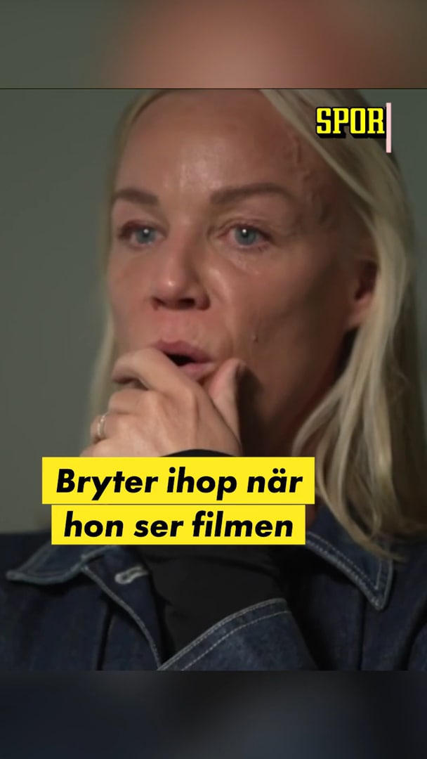 Caroline Seger i tårar av Domanski Lyfors hyllning