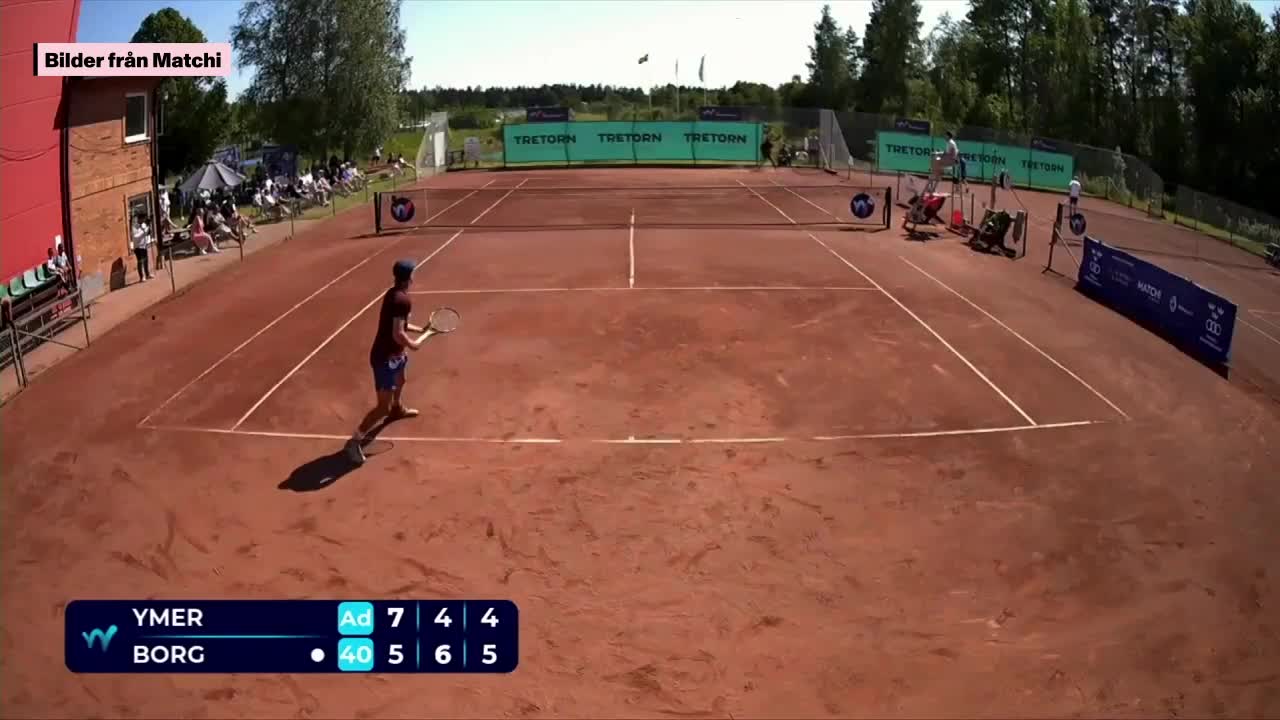 Mikael Ymer vänder och vinner mot Leo Borg