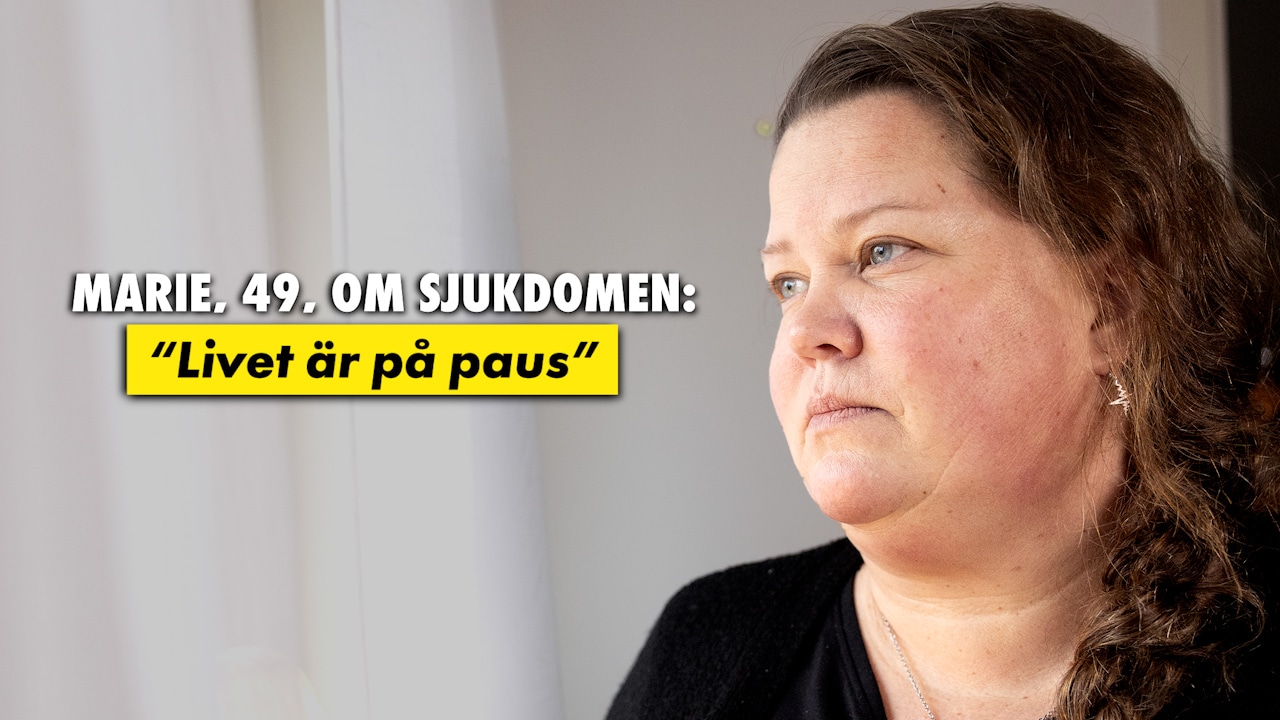 Marie, 49, har varit sjuk i fyra år: “Mitt liv är på paus”