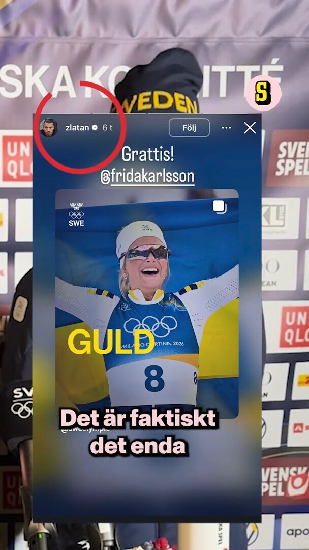 Fridas svar till Zlatan: ”Nu snackar vi”