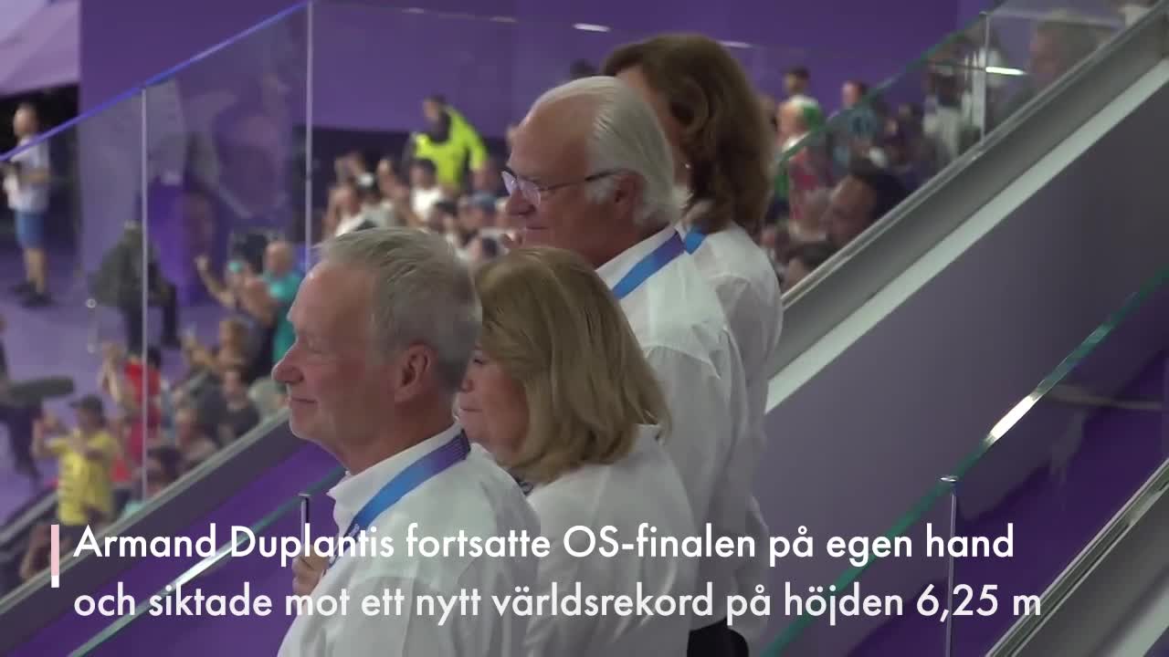 Här firar Kungen och Drottningen det nya världsrekordet