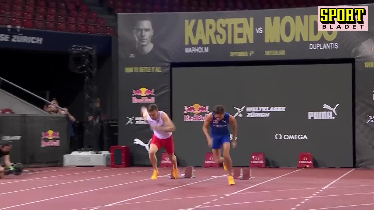 Mondo Duplantis knäcker Karsten Warholm i superduellen