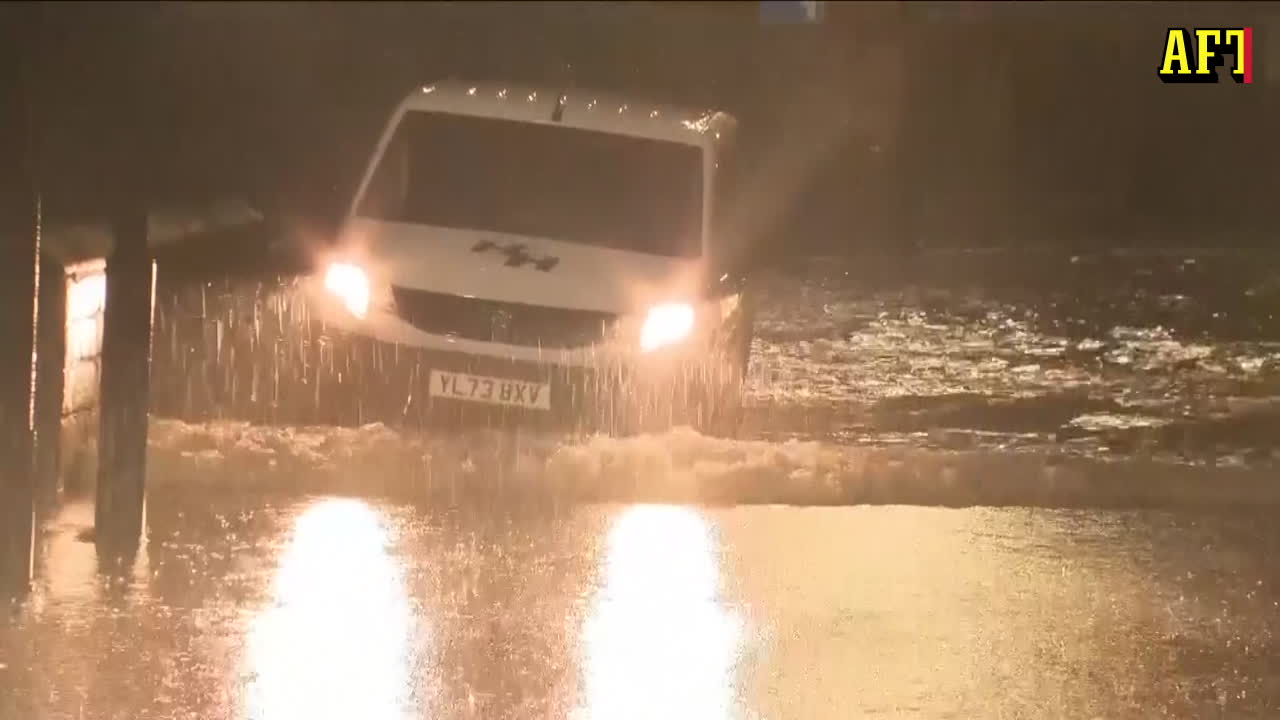 Agnes och Hugo hamnade mitt i Bert