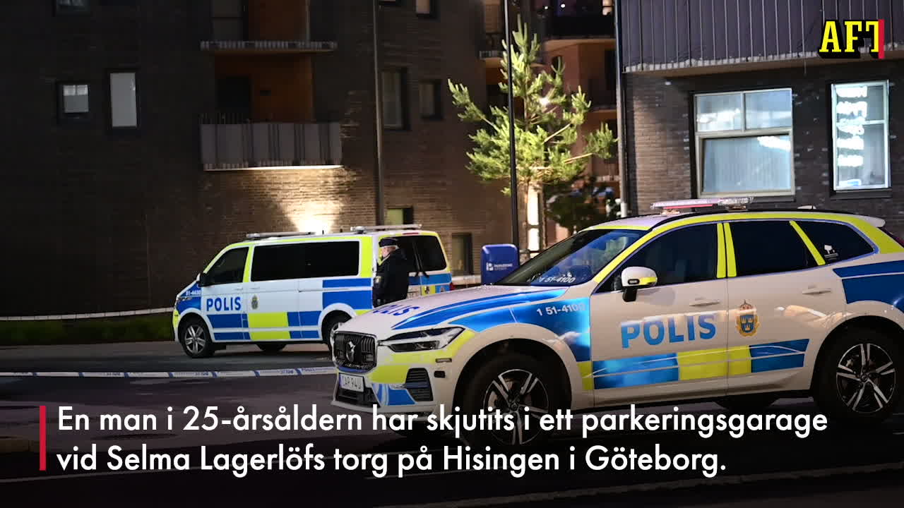 Man död efter skjutning i parkeringsgarage