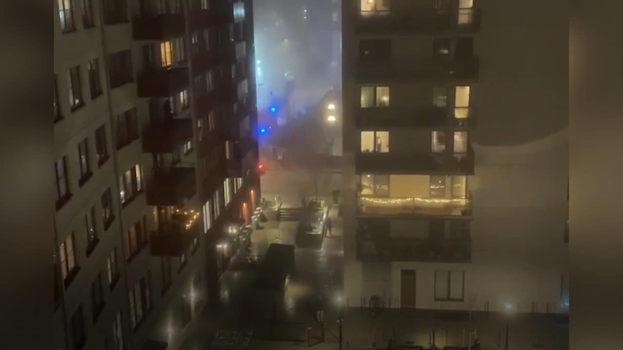 Kraftig explosion i södra Stockholm – omfattande skador
