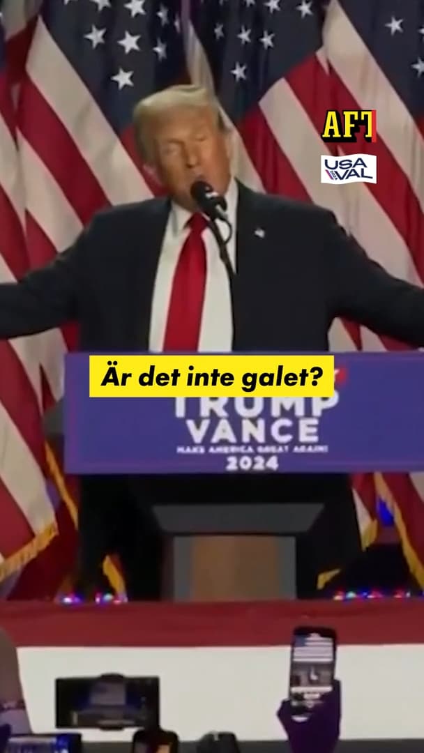 Här talar Trump till nationen