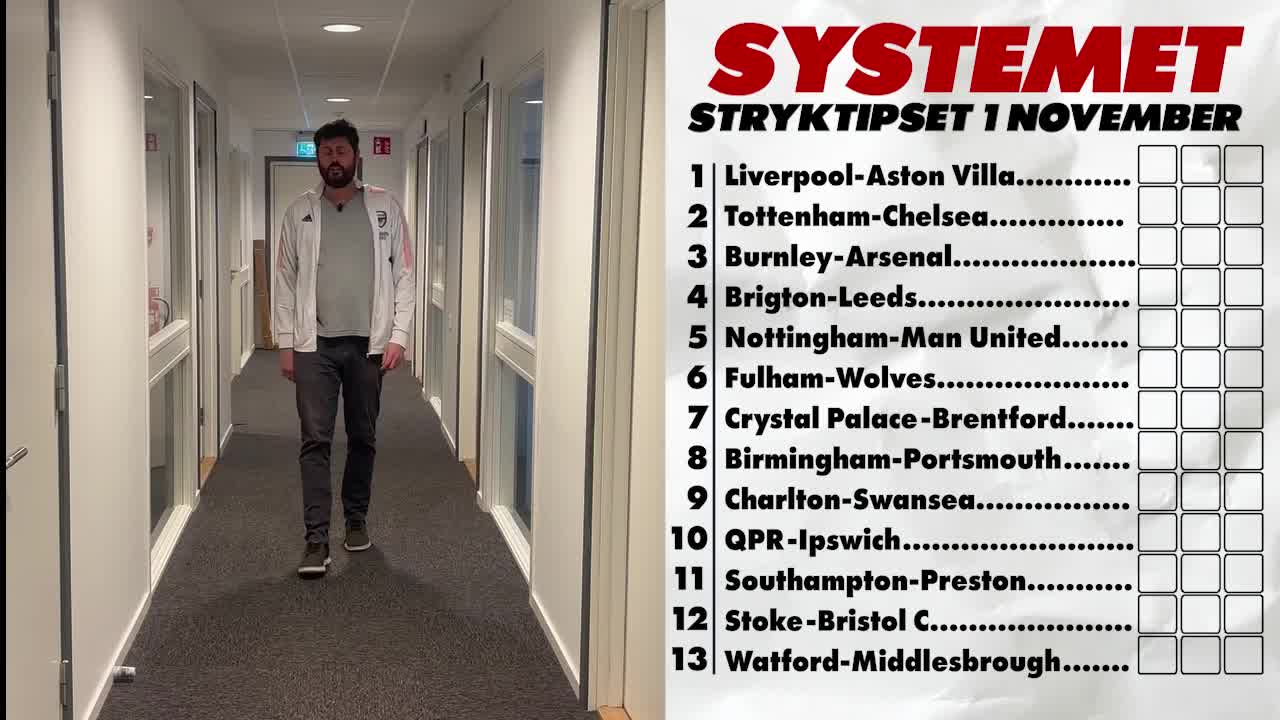 Stryktipset 1 november: Experternas bästa skrällar, spikar och drag