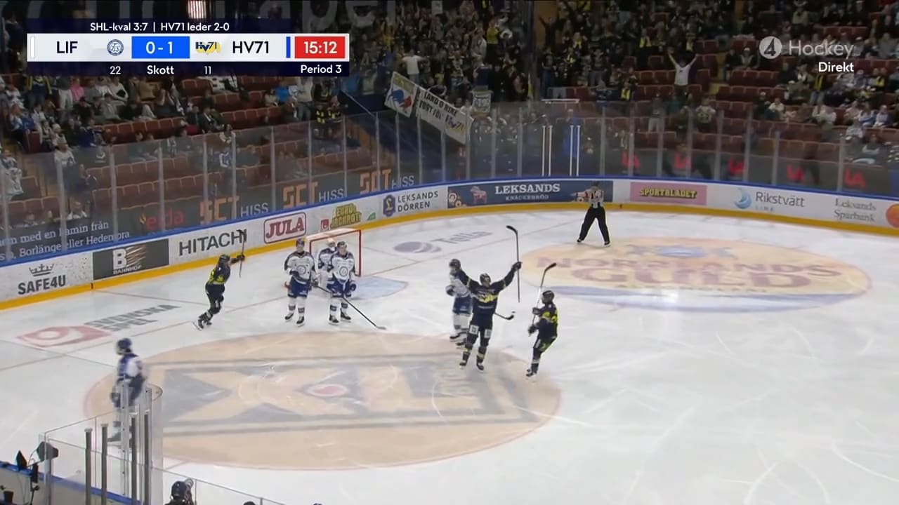 Leksand en match från att åka ur SHL – se målen här