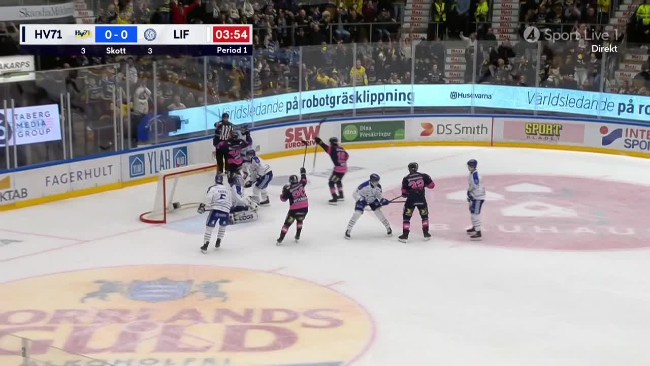 HV71 vann på straffar mot Leksand – se målen