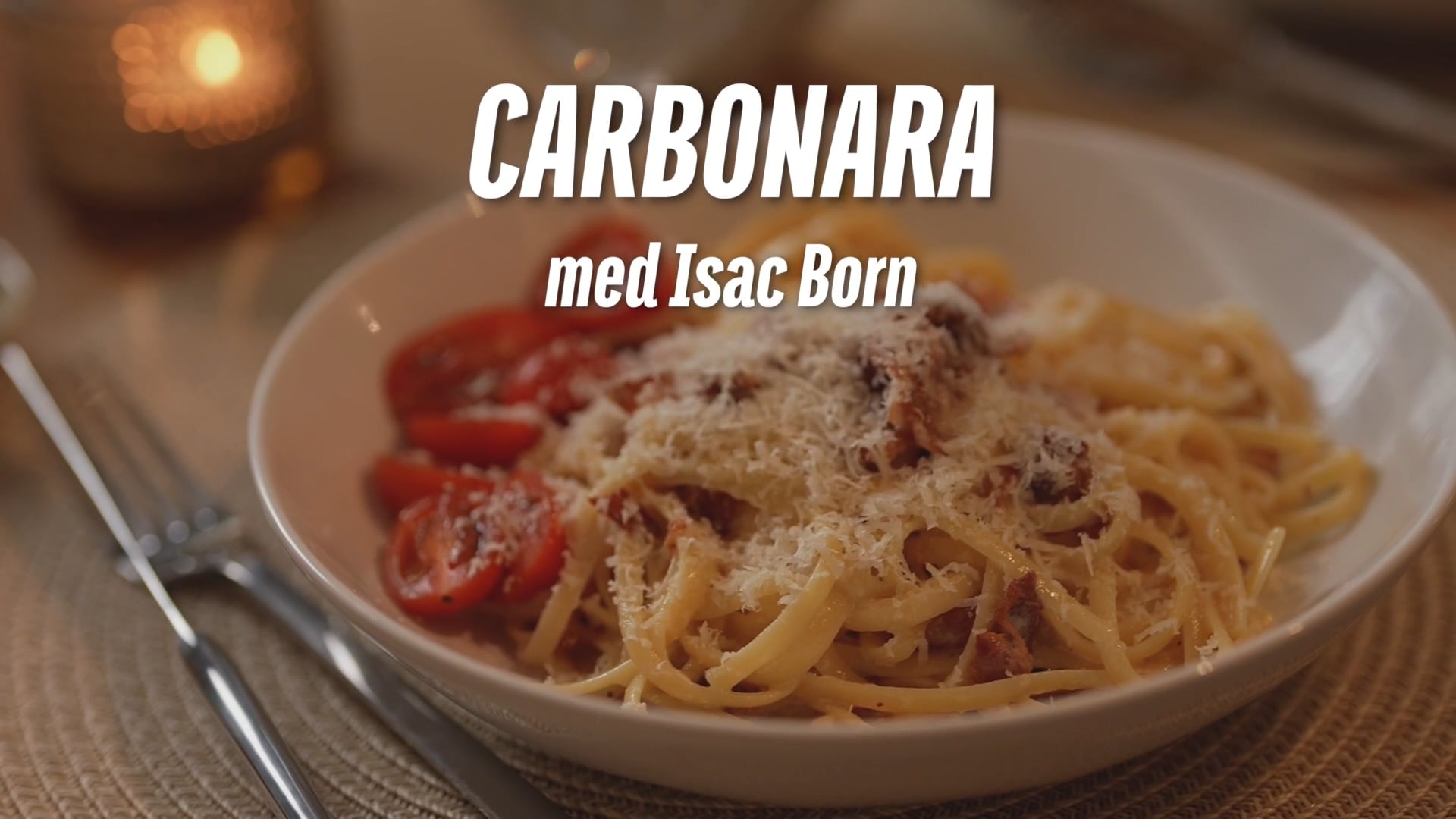 Isac Borns gräddiga carbonara