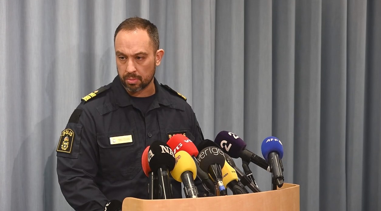 Pressträff dagen efter skolskjutningen