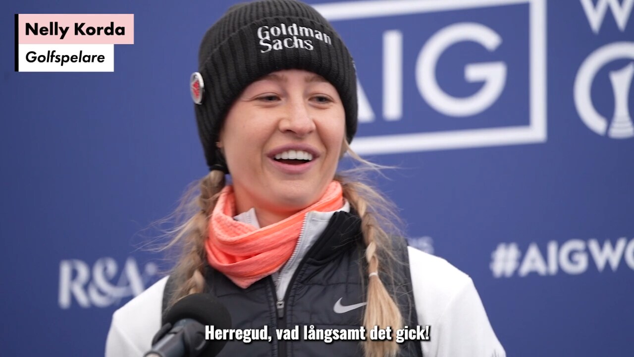 Nelly Korda: ”Herregud, vad långsamt det gick”