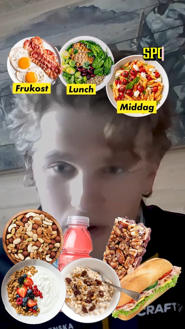 Edvin Anger äter 7000 kalorier/dag