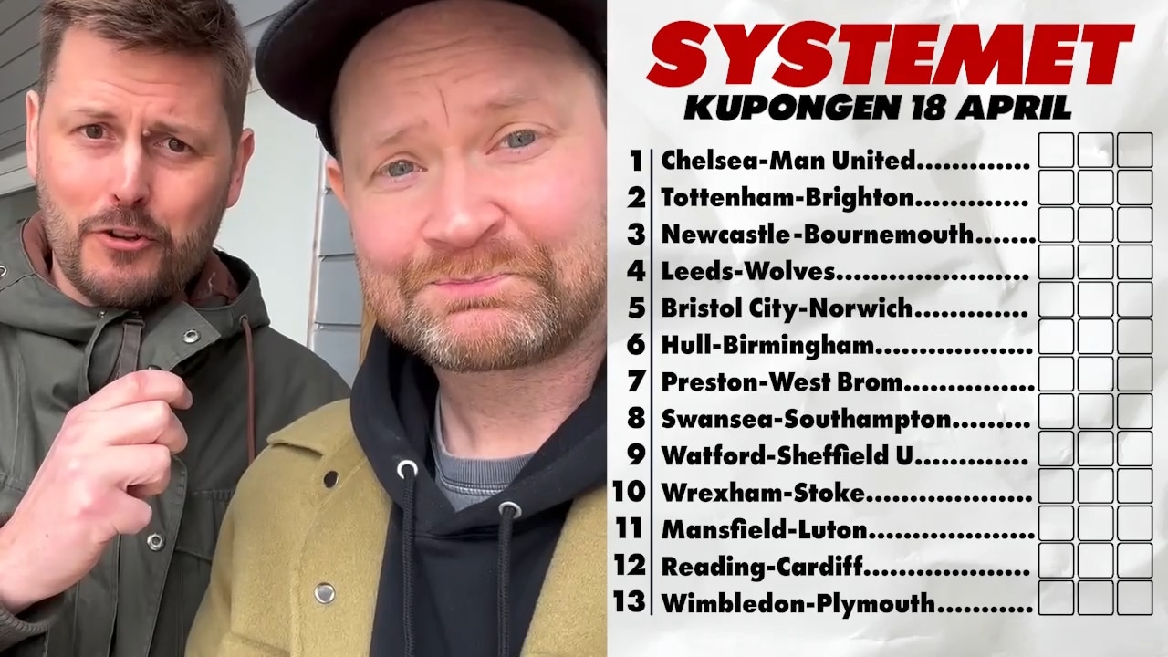 Stryktipset 18 april: Experternas bästa skrällar, spikar och drag