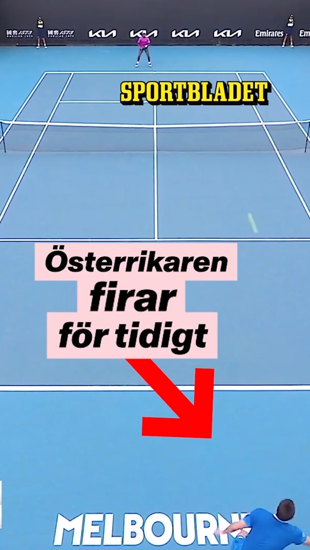 Här firar han för tidigt – glömt reglerna