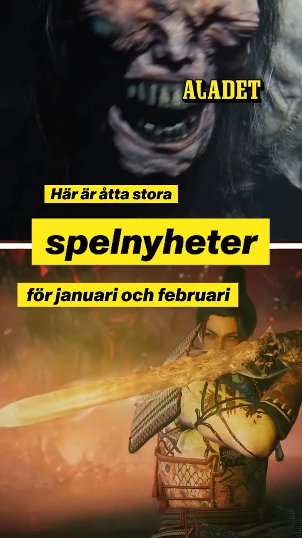 Största spelnyheterna för januari och februari