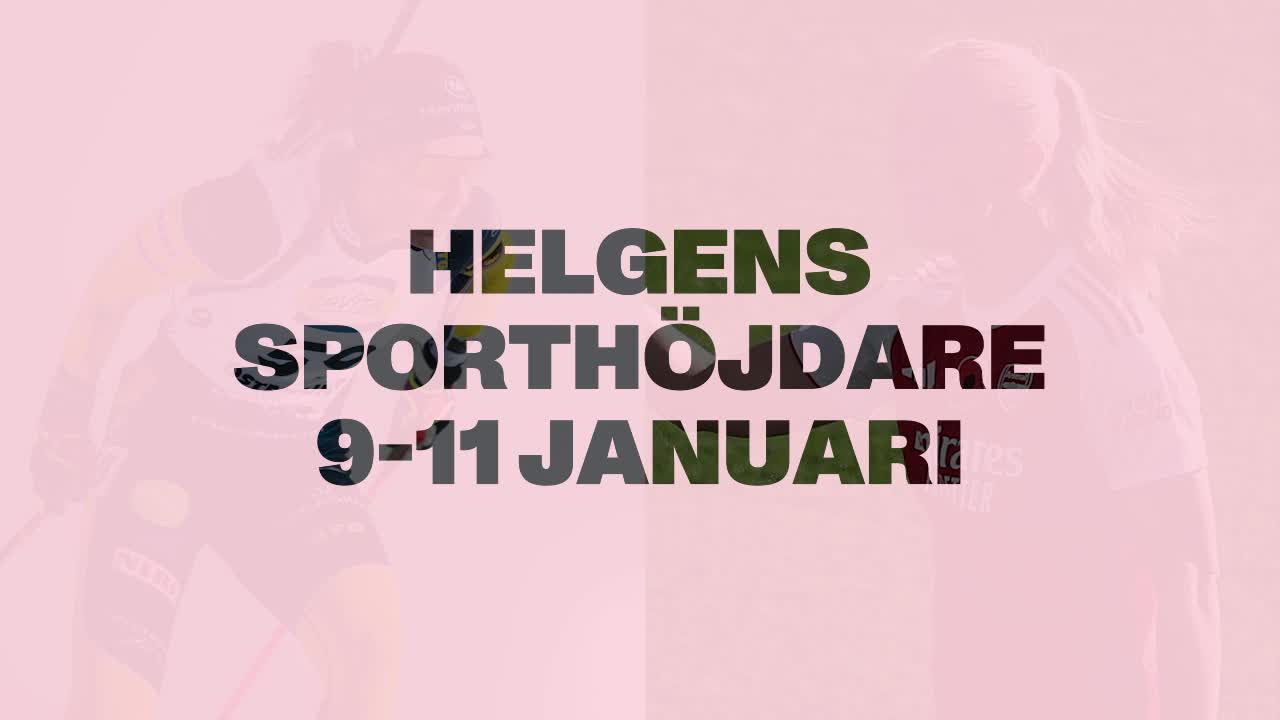 Här är sporthöjdpunkter från helgen 9-11 januari: