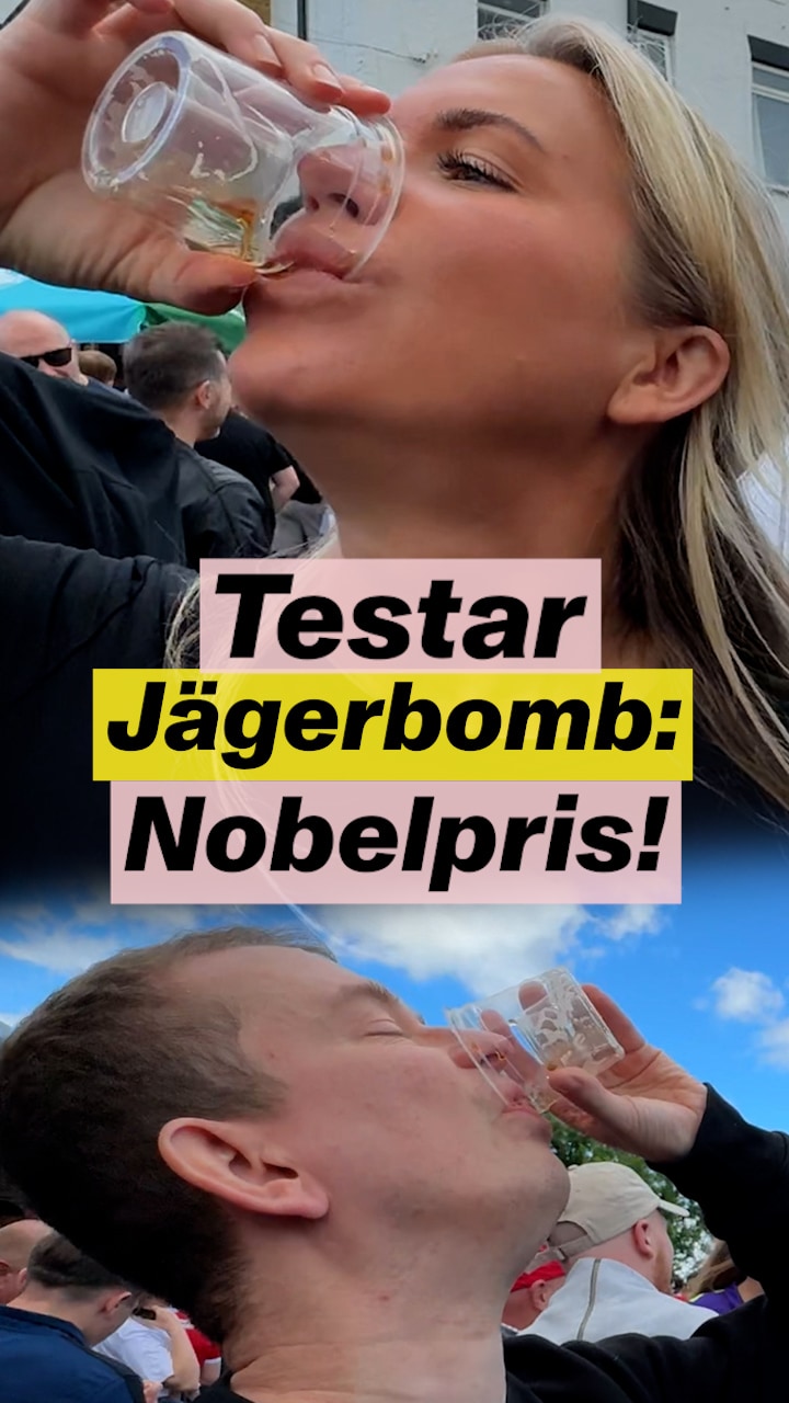 Testar Jägerbomb: ”Ska ha nobelpriset”