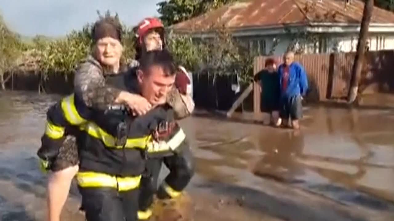 Se förödelsen efter ovädret Boris framfart
