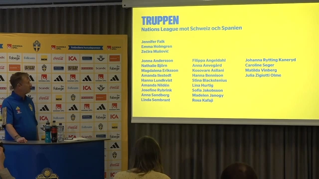 Här är Peter Gerhardssons trupp till OS-kvalet