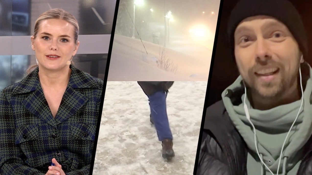 Lasse Rydqvist: "Verkar som vintervädret har svårt att bestämma sig"