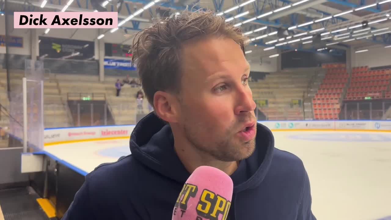 Dick Axelsson glad efter comebacken