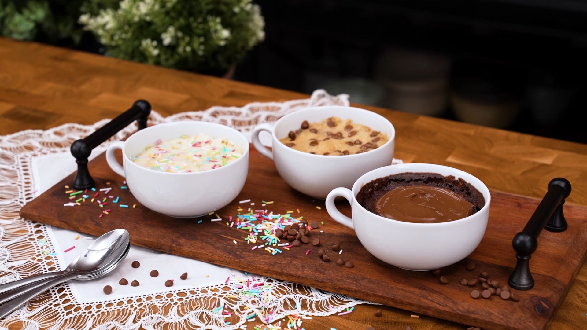 Tre goda varianter av mug cake