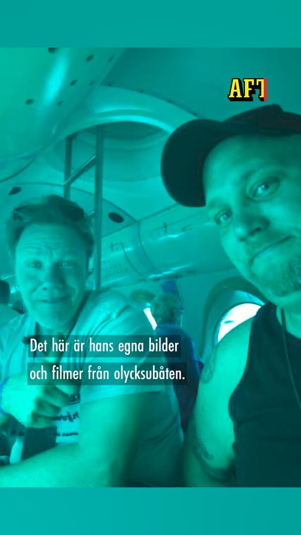 Martins filmer inifrån ubåten – dagar innan dödsolyckan