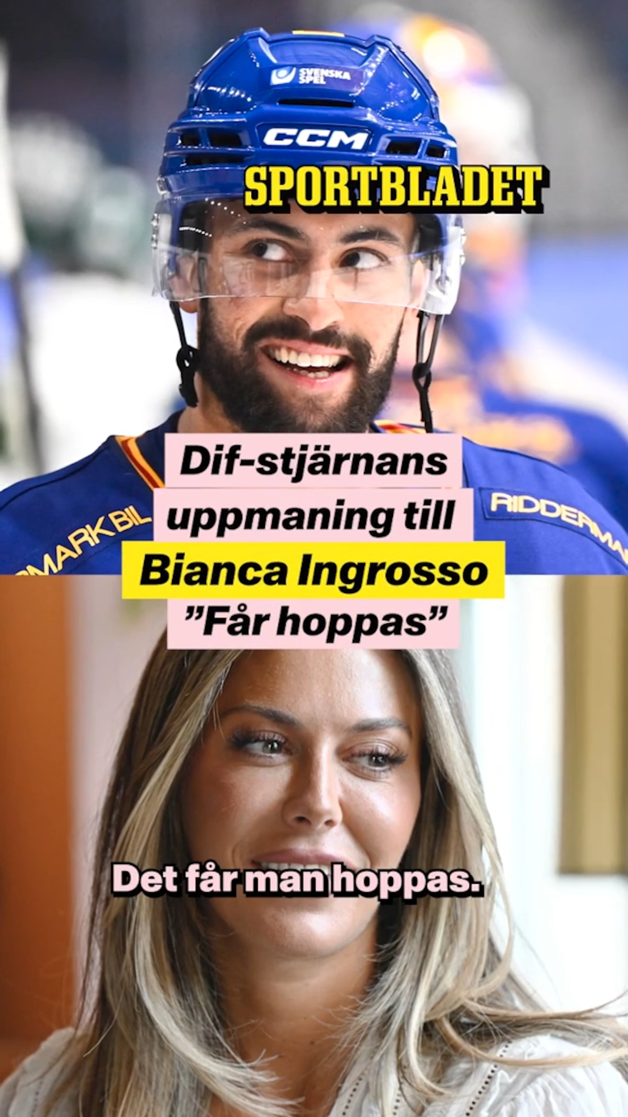 Oliver Kylingtons uppmaning till Bianca Ingrosso