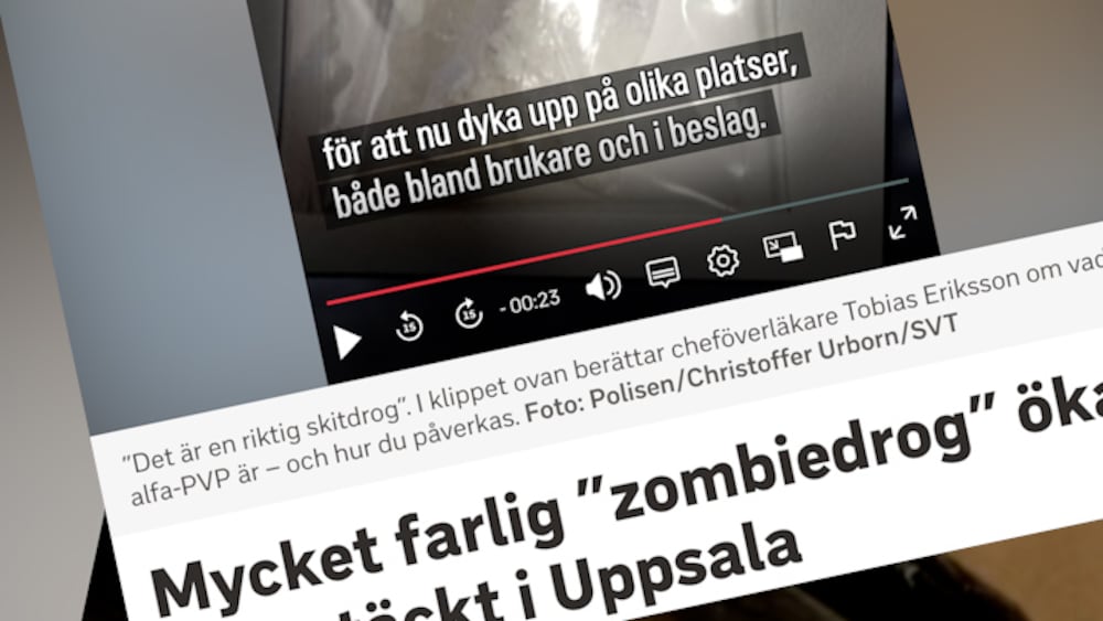 Mycket farlig &rdquo;zombiedrog&rdquo; &ouml;kar