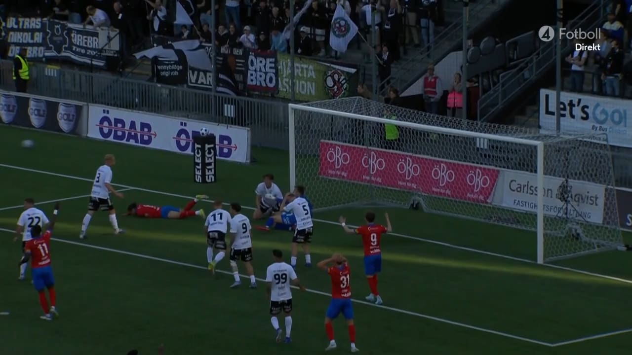 Se höjdpunkter från matchen Örebro - Helsingborg